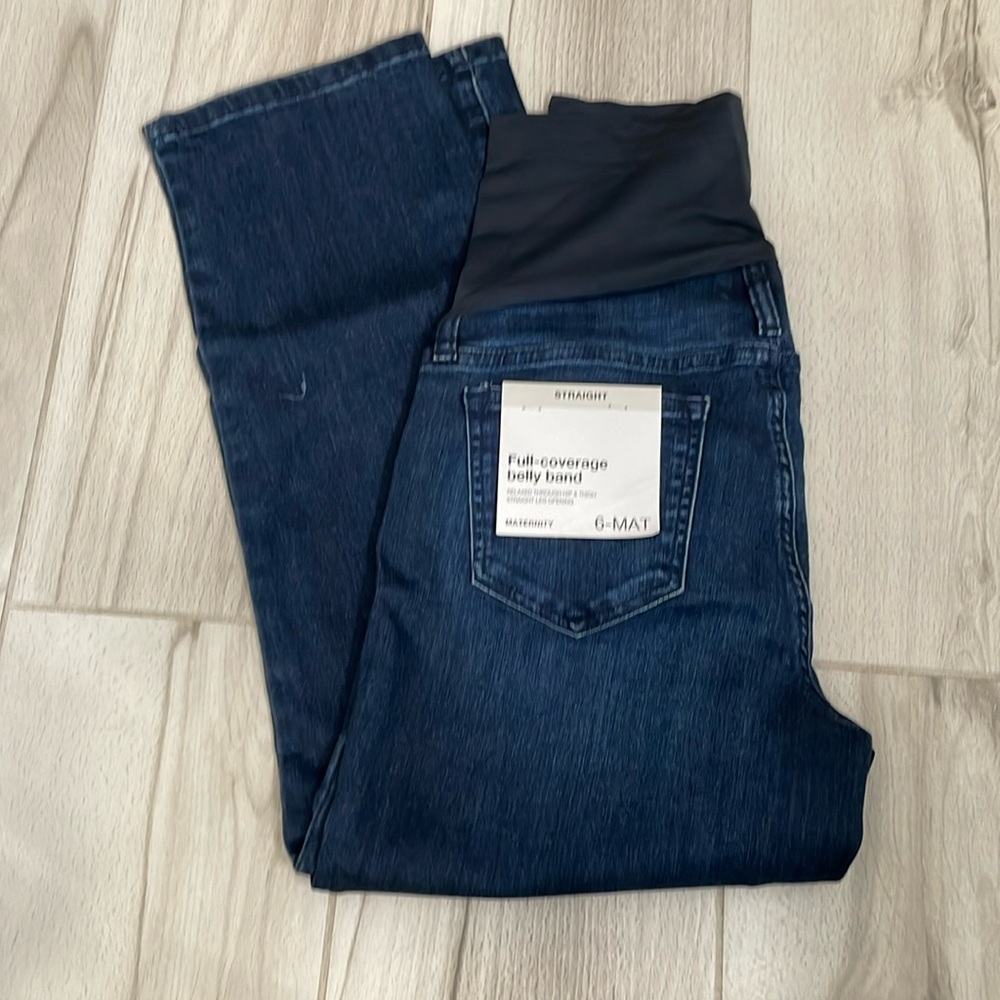 Kohl's Blue Straight Jeans Maternity